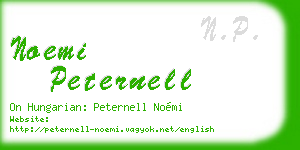 noemi peternell business card
